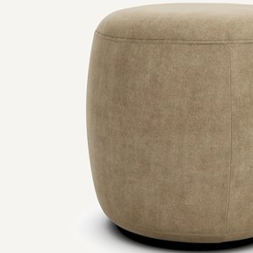 Voetsteun van stonewashed fluweel, Rosebury, ontwerp E. Gallina