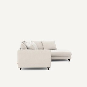 Hoekslaapbank in chenille fluweel, Lazare