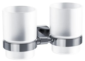 Eastbrook Asti messing bekerhouder dubbel chroom