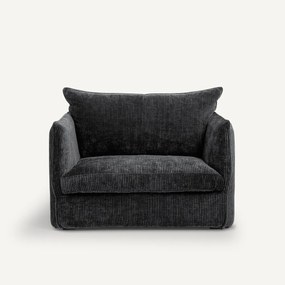 Fauteuil in geribd fluweel, Néo Chiquito