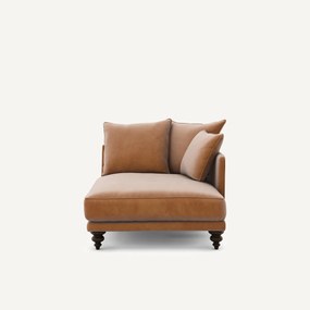 Longchair in fluweel, Lazare