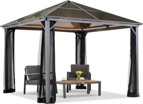 Tuinhuisje Milos 3x3m met klamboe Tuinpunt