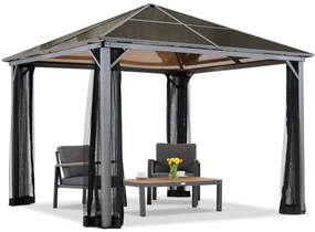 Tuinhuisje Milos 3x3m met klamboe Tuinpunt