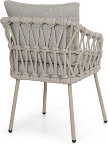 Tuinstoel Rope Zand/Beige Coco Oliva
