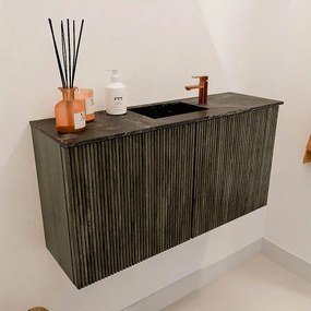 Mondiaz Joya DLux 80cm toiletmeubel shadow met wastafel faye midden 1 kraangat lava
