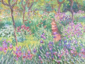 Kunstreproductie The Garden in Giverny - Claude Monet, (40 x 30 cm)