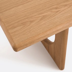 Eettafel, eiken en gefineerd, 8 tot 10 couverts, DOUVE