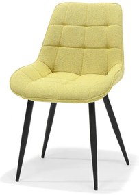 Eetkamerstoel - Loena - stof Teddy Geel