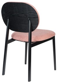 Zuiver Spike Eetkamerstoel Retro Design Roze