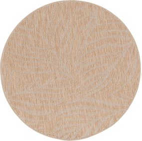 Garden Impressions Buitenkleed Ø160 cm - leaf sand