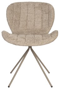 Zuiver OMG Soft Design Eetkamerstoel Beige Teddy
