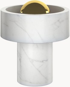 Draagbare LED tafellamp Stone Marble, dimbaar