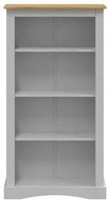 vidaXL Boekenkast 4 planken 81x29x150 cm grenenhout Corona-stijl grijs