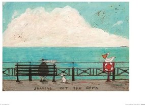 Kunstdruk Sam Toft - Sharing Out the Chips