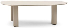 Dining Tuintafel  240 x 120 cm Aluminium/Ceramic stone Taupe Weave