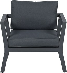 Garden Impressions San Luis loungeset 5-delig - donker grijs