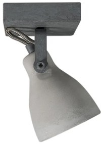 Industriële spot grijs beton 1-lichts - Creto