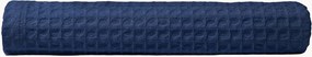 Katoenen honeycomb handdoek Midnight Blue