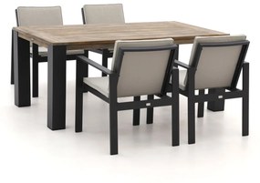 Diningset Bellagio  | 4 personen | Tuinset teakhout | 5-delig | Kees Smit Tuinmeubelen