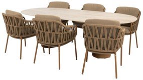 4 Seasons Outdoor Biarritz tuinstoel amber Tuinstoel   beige weerbestendig