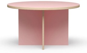 HKliving Dining Table Ronde Eettafel Roze - 129 X 129cm.