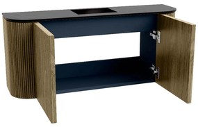 Mondiaz Joya 95cm toiletmeubel ronding links/rechts dusk met wastafel faye midden 1 kraangat urban