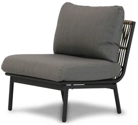Hoek loungeset 5 personen Aluminium/wicker Taupe  Coco Nathan