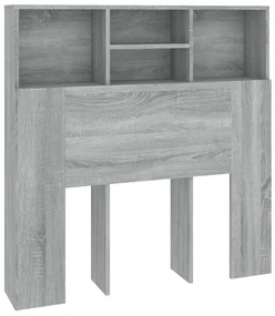 vidaXL Hoofdbordkast 100x19x103,5 cm grijs sonoma eikenkleurig