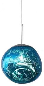 NJOY hanglamp glas 20cm blauw