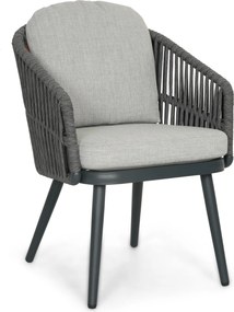 Tuinset 8 personen 300 cm Rope Grijs Santika Furniture Santika