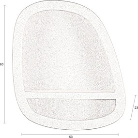 Dutchbone Veda 1 M Wabi Sabi Wandrek Wit 1M - 53x23x61cm.