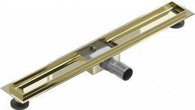 Mexen Flat lichaam voor lineaire afvoer 80 cm, goud - 1515080