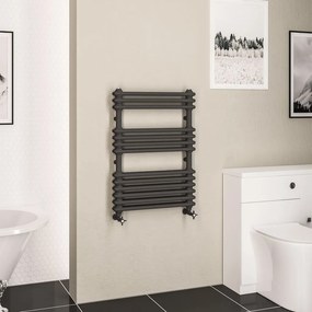 Eastbrook Imperia 2 koloms handdoekradiator 60x85cm 772W antraciet