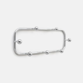 Design wandhaak chroom met 7 haken, Giorgio