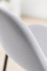 Zwarte Teok stoffen kruk