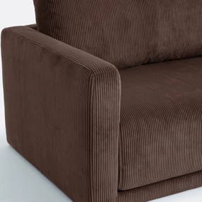 Omvormbare bank 2-zit, geribd fluweel, Hani