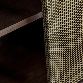 Kare Design Arizona Dressoir Walnoot En Messing - 160x45x76cm.