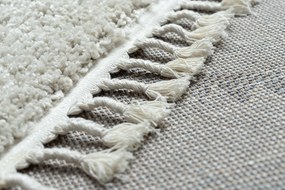 Tapijt BERBER MEKNES B5910 crème / grijskleuringrand ,  Barber , marokkaanse shaggy
