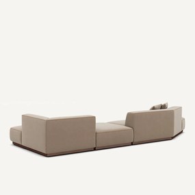 Open hoekbank rechts XL fluweel, JACOPO