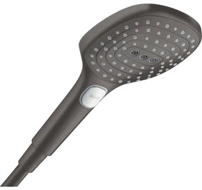 Hansgrohe Raindance select handdouche 12cm 3jet brushed black chrome 26520340