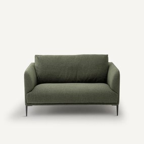 2-zits bank in gemêleerde stof met bouclé-effect Oscar, ontwerp Emmanuel Gallina