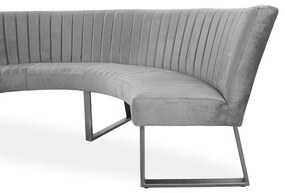 Eetkamerbank - Hengelo - stof Element lichtgrijs 04 - geschikt voor tafel 150 cm