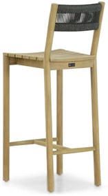 Barstoel Teak Old teak greywash Santika Suka