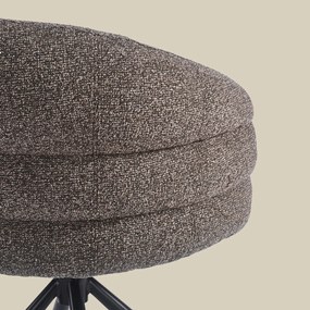 Moderne Draaibare Eetkamerstoel Bruin