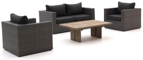 Forza Barolo/ROUGH-L 120cm stoel-bank loungeset 4-delig