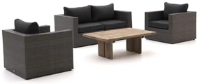 Forza Barolo/ROUGH-L 120cm stoel-bank loungeset 4-delig
