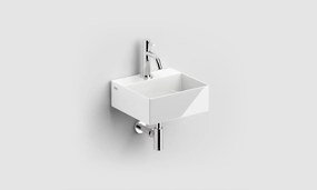 Clou New Flush 1 keramische fontein 28cm met kraangat wit glans