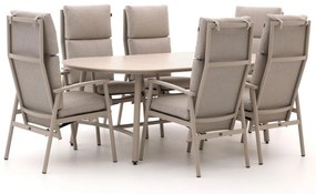 Hartman Flora dining tuinset 7-delig verstelbaar