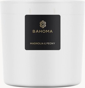 1-lonts kaars Pearl (magnolia & pioenroos)