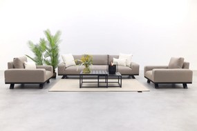 Barcelona/Royalty Sunbrella stoel-bank loungeset - Taupe - 5-delig